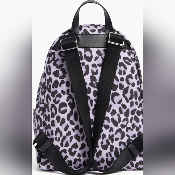 kate spade Lilac Leopard Print Backpack - Picture 4 of 9